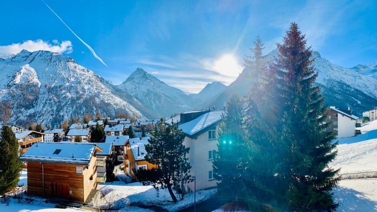 Chalet Bergaster Saas-Fee Bagian luar foto