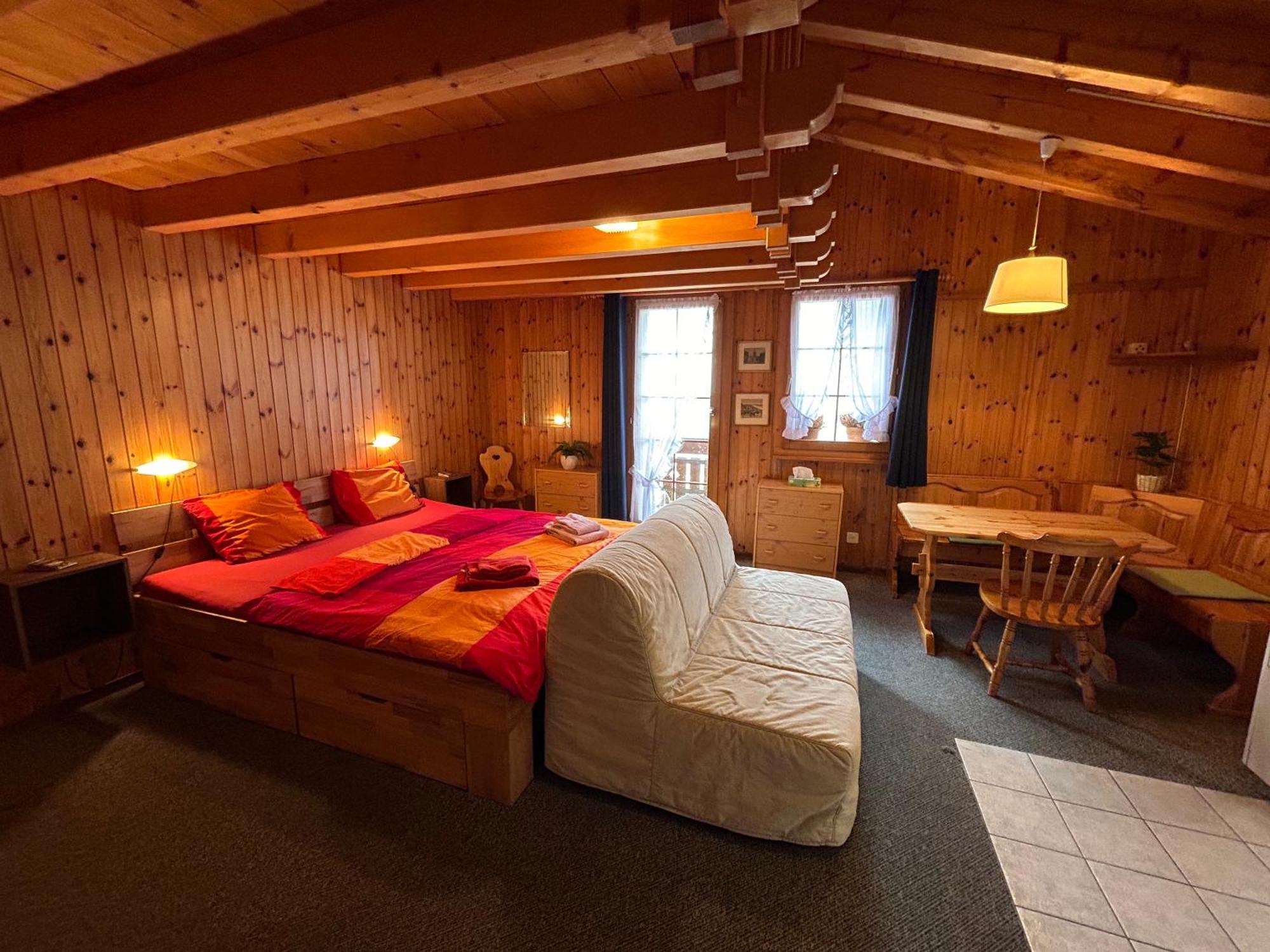 Chalet Bergaster Saas-Fee Bagian luar foto